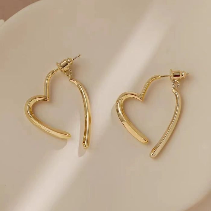 Sterling Silver Heart Design Earrings – Ella18