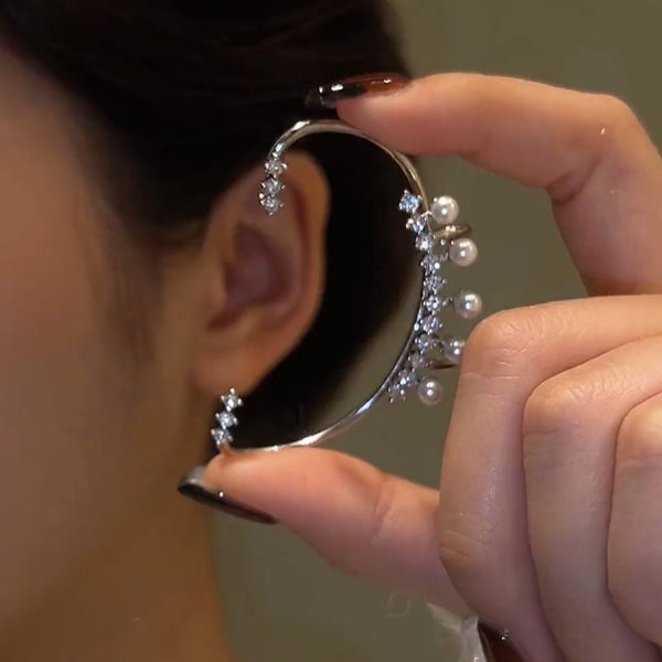 Luxury Pearl Zircon Ear Cuffs(1 Pair)