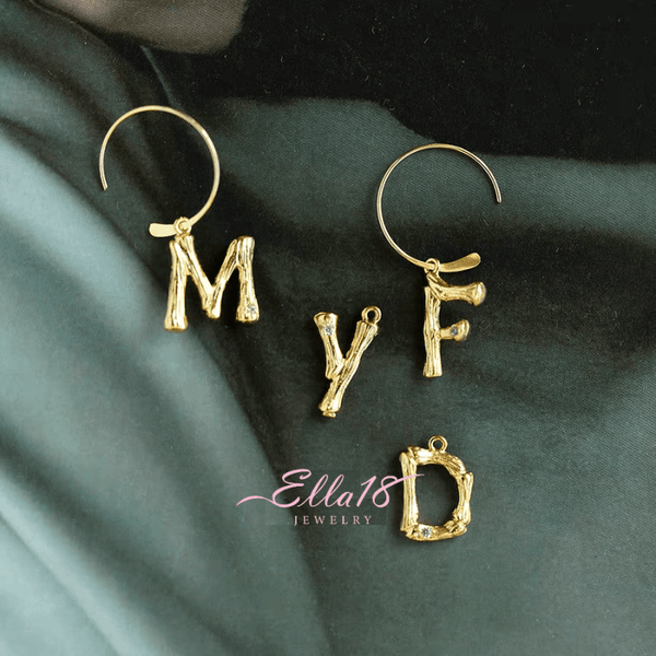 Custom Your Name Letter Earrings(1 Piece)