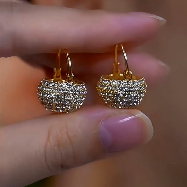 14K Gold-Plated 2024 Exquisite Bling Basket Earrings