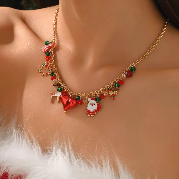 14K Gold-Plated 2025 Christmas Necklace