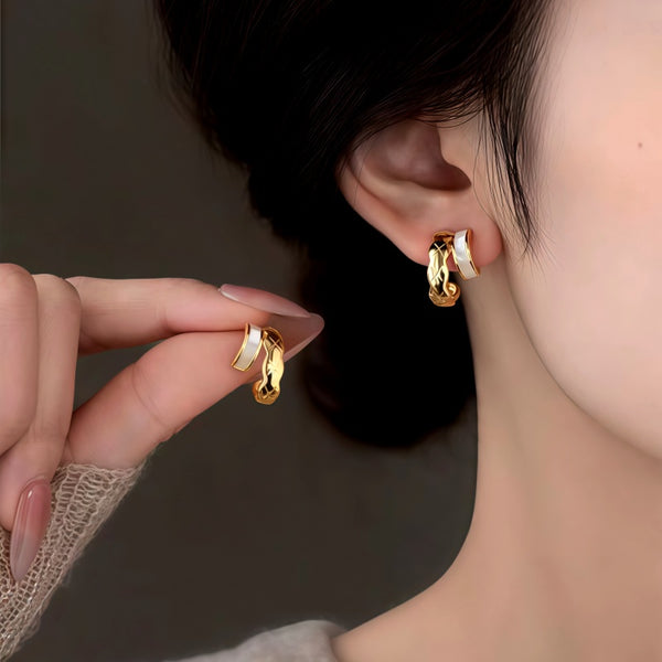 14K Gold-Plated Elegant Studs