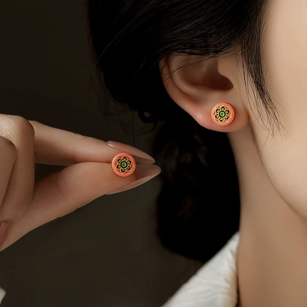 14K Gold-Plated Elegant Studs