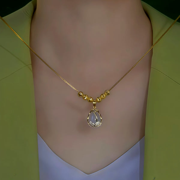 14K Gold-Plated Elegant Tulip Necklace