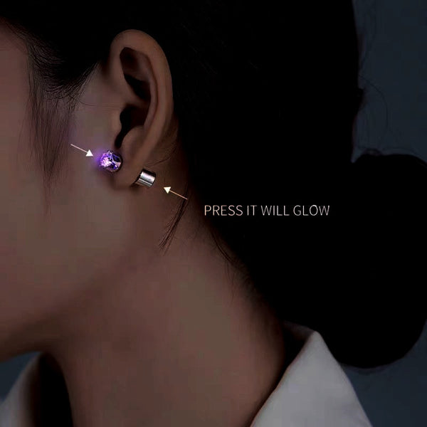 14K Gold-Plated Led Light Earrings