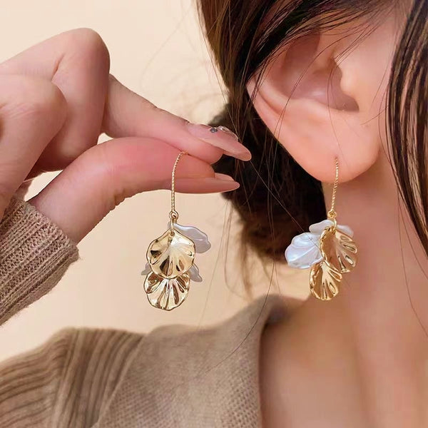 14K Gold-Plated Resin Earrings