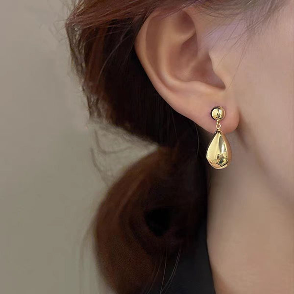 14K Gold-Plated Water Drop Earrings