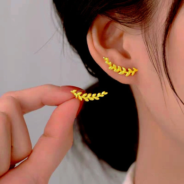 14k Gold-Plated Wheat Crawlers