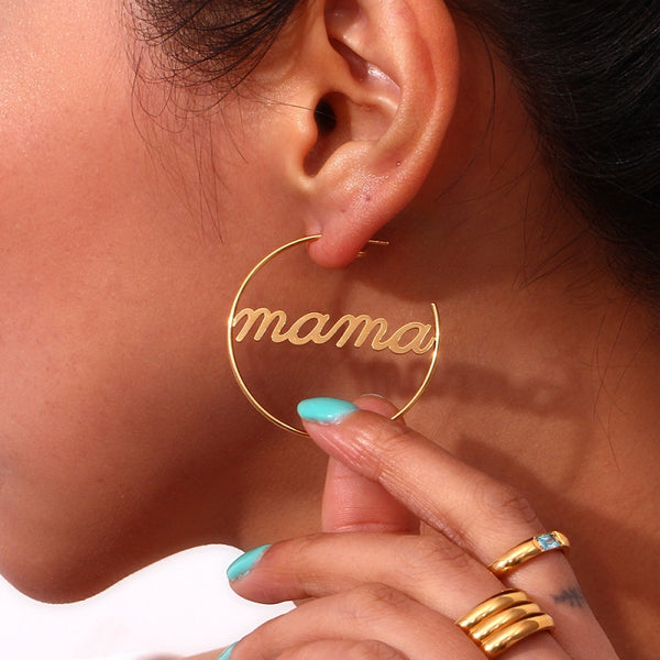 18K Gold-Plated Mother's Day Earrings