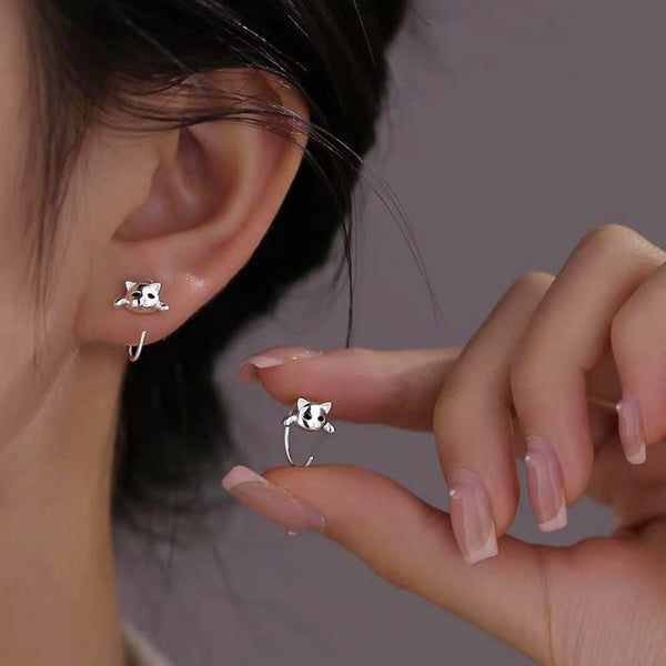Sterling Silver Cat Claw Earrings