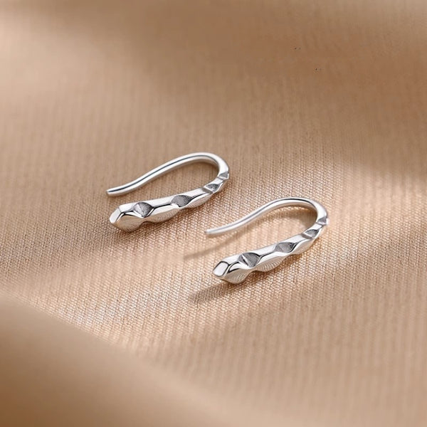 Sterling Silver Water Drop Stud Earrings