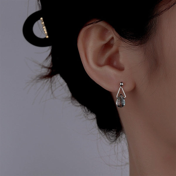 Sterling Silver Water Drop Earrings