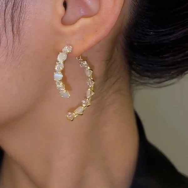 14K Gold-plated Elegant Earrings