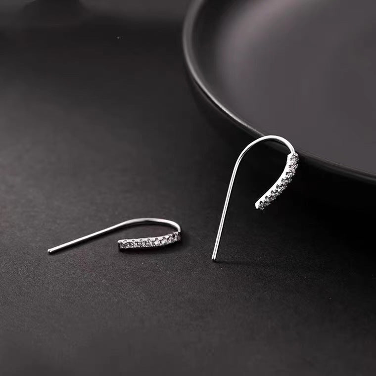 Sterling Silver Diamond Threader Earrings – Ella18