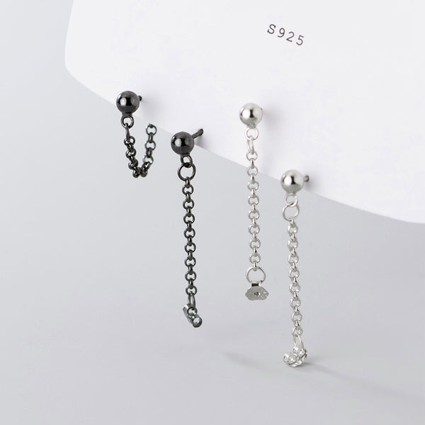 Sterling Silver Super Cute Chain Earrings