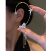 Zircon Star Ear Cuffs Clip (1 Pair)