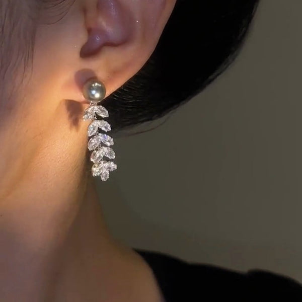 14K Gold-plated Luxury Pearl Earrings