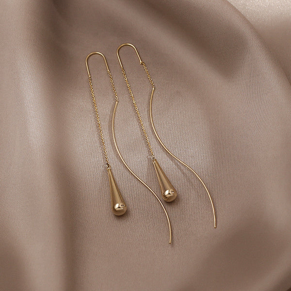 14K Gold-plated Threader Earrings
