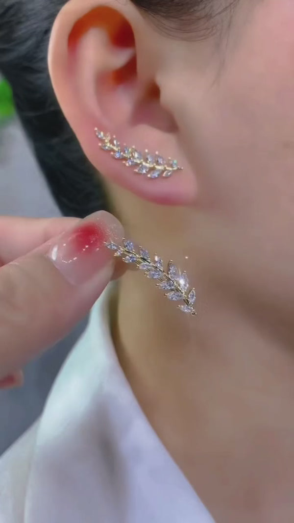 14K Gold-plated Wheat Crawlers